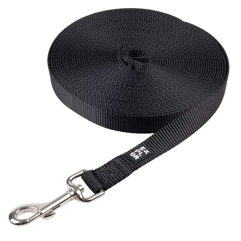 Laisse de suivi plate Classic Noir Laroy Group